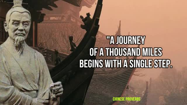 Famous chinese proverbs and sayings.