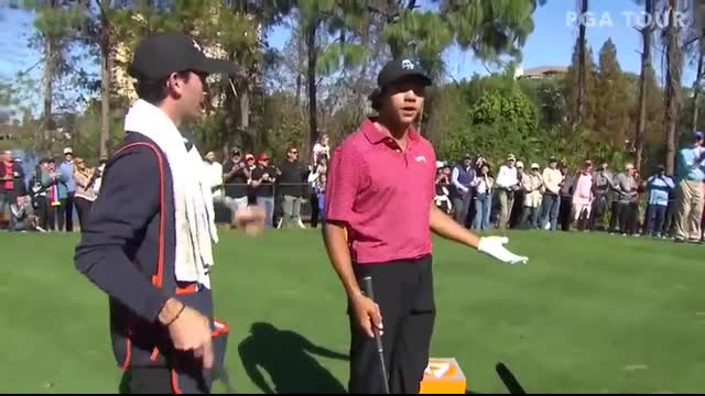 Charlie Woods makes first-ever HOLE-IN-ONE at PNC Championship   2024