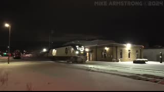 Amtrak Cascades Trains in the Snow - Winter 2024