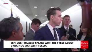 JUST IN Hawley Bashes Biden For Reportedly Letting Ukraine Use US Missiles To Strike Inside Russia