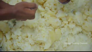 INDIAN BURGER   VADA PAV   Indian Street Food Recipe Making in Village   Rainy Day Cooking