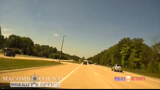 Wanted Suspect Leads Police On Wild Chase in Macomb County, Michigan