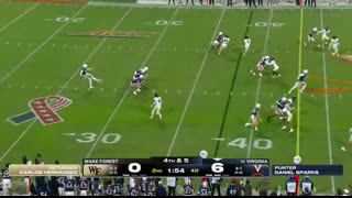 Wake Forest Demon Deacons vs. Viriginia Cavaliers   Full Game Highlights   ESPN College Football
