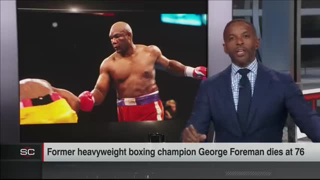 Former boxing champion George Foreman dies at 76   SportsCenter