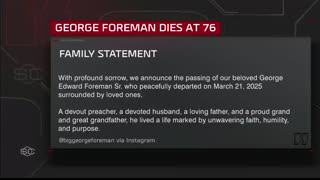 Former boxing champion George Foreman dies at 76   SportsCenter