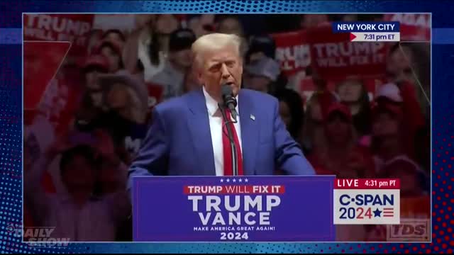 Jon Stewart on Trump's Xenophobic MSG Rally & Mass Deportation Plan   The Daily Show