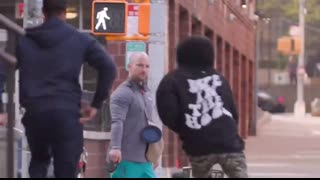 Staring at People in the Hood, Then Giving Them Money!