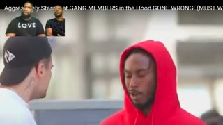Aggressively Staring at GANG MEMBERS in the Hood GONE WRONG! (MUST WATCH) Part 2 (RECTION)