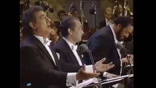 O' Sole Mio - Carreras - Domingo - Pavarotti - Los Angeles 1994... Emozionare Scherzando...