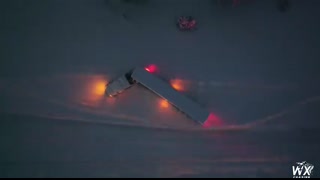 Massive Colorado Snow Storm - Cars and Trucks stuck and sliding on snowy I70 - 4k