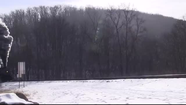 Steam Freight Train Western Maryland 734