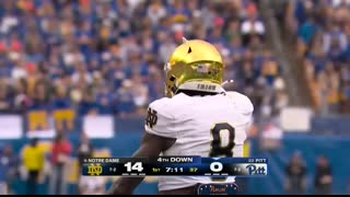 Notre Dame Fighting Irish vs. Pittsburgh Panthers   Full Game Highlights   ESPN College Football