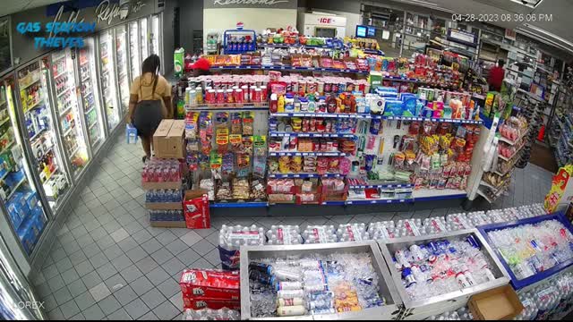 STEALING $200 STUFF GONE WRONG   THIEVES CAUGHT ON CAMERA   STEALING FAIL   GAS STATION THIEVES