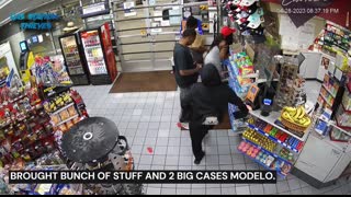 STEALING $200 STUFF GONE WRONG   THIEVES CAUGHT ON CAMERA   STEALING FAIL   GAS STATION THIEVES