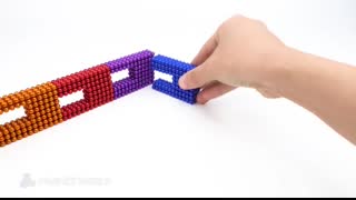 DIY - How To Build Mini Swimming Pool For Pet From Magnetic Balls (Satisfying)   Magnet World Series