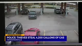 Police bust thieves stealing 4,200 gallons of gas in Hendersonville