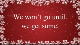 We Wish You a Merry Christmas with Lyrics   Christmas Carol & Song