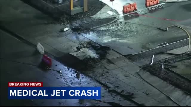 New view of destruction after Philadelphia plane crash