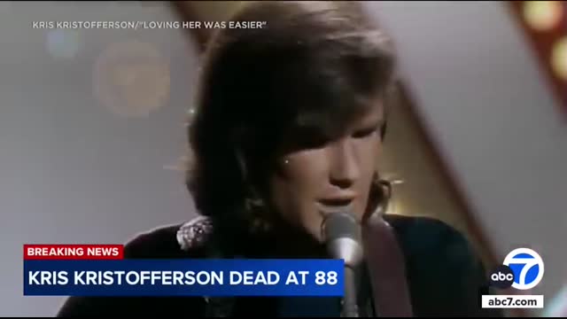 Kris Kristofferson, singer-songwriter and actor, dies at 88