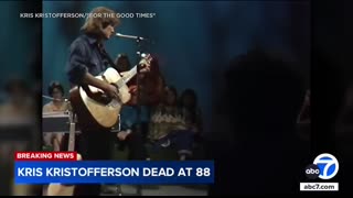 Kris Kristofferson, singer-songwriter and actor, dies at 88