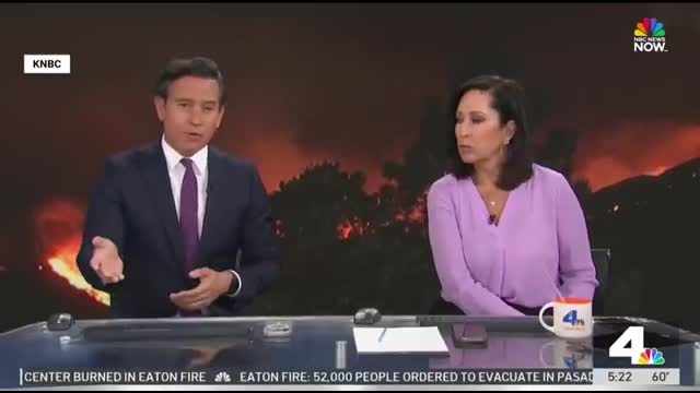 ‘We’re praying for mercy here’ KNBC reporter describes devastation by Eaton Fire