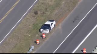 Sky 5 Chase ends on I-95 after driver blows tire