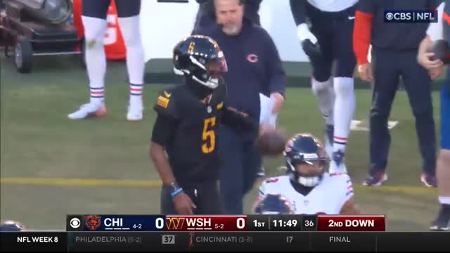 Chicago Bears vs. Washington Commanders Game Highlights   NFL 2024 Season Week 8