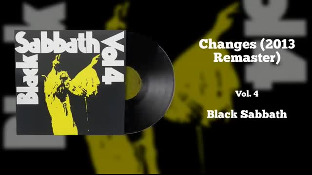 Black Sabbath - Changes