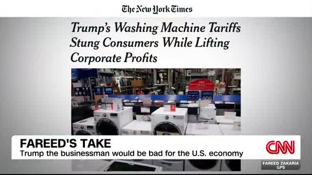 Fareed on Trump’s tariff proposals This celebrity businessman does not understand business