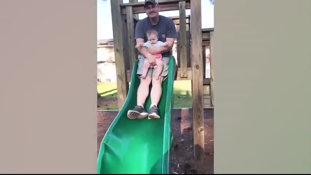 Funny Babies Playing Slide Fails - Cute Baby Videos