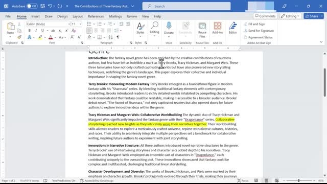 Quick Tricks for Selecting Text in Microsoft Word