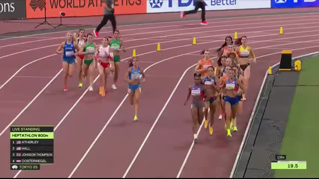 Anna Hall DOMINATES 800m for first global Heptathlon gold, Brooks' PB earns bronze   NBC Sports
