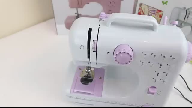How to Operate a Portable Mini Sewing Machine FHSM 505 - NEX Sewing Machine