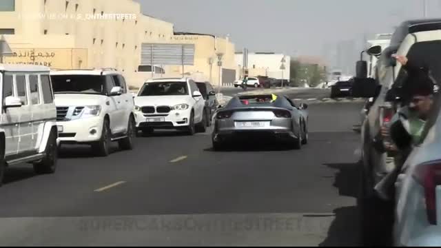 INSANE Ferrari Invasion in Dubai! 2X LaFerrari, 812 Competizione Aperta, 599GTO