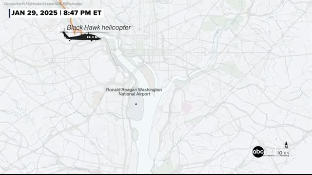Timeline What led to a midair collision between a Black Hawk helicopter and jet over D.C.