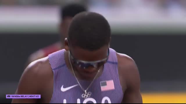 Catastrophe! Collision at baton exchange nearly dooms USA men in shocking 4x400m relay   NBC Sports