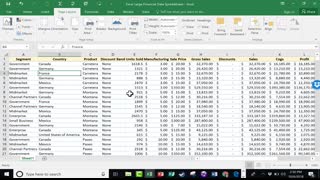Navigating Within an Excel Spreadsheet