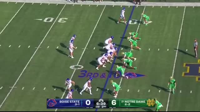 #21 Notre Dame vs Boise State Highlights   College Football 2025 Week 6
