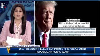 Trump Backs H-1B Visa Again Amid MAGA Civil War   Vantage With Palki Sharma