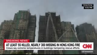 Dozens killed, nearly 300 missing in Hong Kong fire