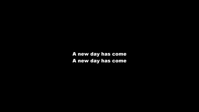 Celine Dion A new day has come lyrics