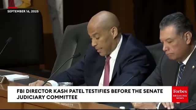 BREAKING NEWS All Hell Breaks Loose Between Booker & Patel Causing Grassley To Break It Up