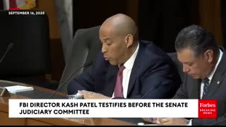 BREAKING NEWS All Hell Breaks Loose Between Booker & Patel Causing Grassley To Break It Up