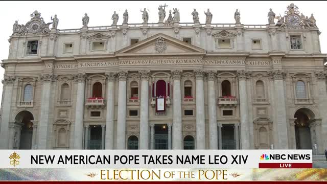 NEW POPE Chicago-born Cardinal Robert Prevost speaks after being elected first-ever American Pope