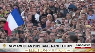 NEW POPE Chicago-born Cardinal Robert Prevost speaks after being elected first-ever American Pope