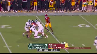 Michigan State Spartans vs. No. 25 USC Trojans Highlights   FOX College Football