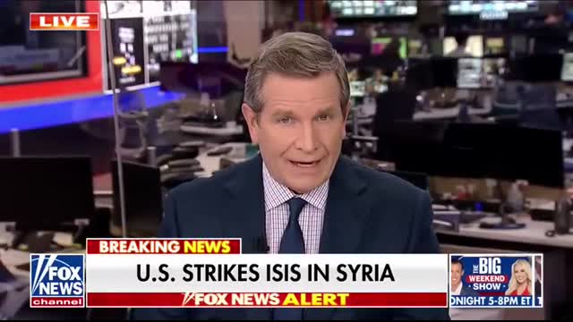 BREAKING US strikes ISIS in Syria
