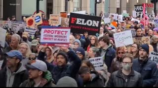 Protesters Across the U.S. Rally Against Trump and Musk ‘Stop Destroying America’