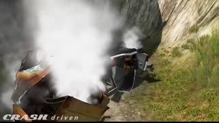 Cliff Drops Car Crashes #17 - BeamNG Drive   CRASHdriven