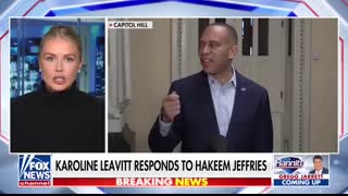 ‘STOP CALLING ME NAMES’ Leavitt fires back at Jeffries